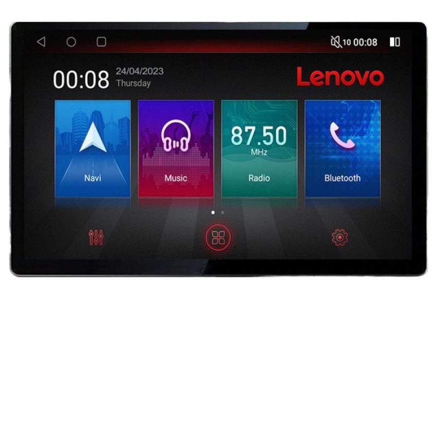 Navigatie universala 2din-2 ecran 13" 2K 8+128 Android Waze USB Navigatie 4G 360 Toslink Youtube Radio - imagine 2