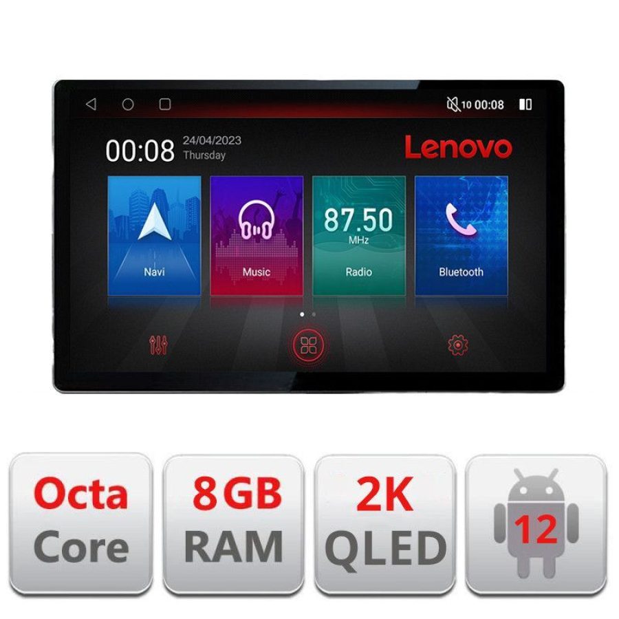 Navigatie Jeep Renegade 2015-2020 N-500 ecran 13" 2K 8+128 Android Waze USB Navigatie 4G 360 Toslink Youtube Ra - imagine 3