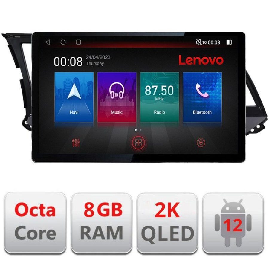 Navigatie HHyundai Elantra 2015-2018 N-581 ecran 13" 2K 8+128 Android Waze USB Navigatie 4G 360 Toslink Youtube - imagine 3
