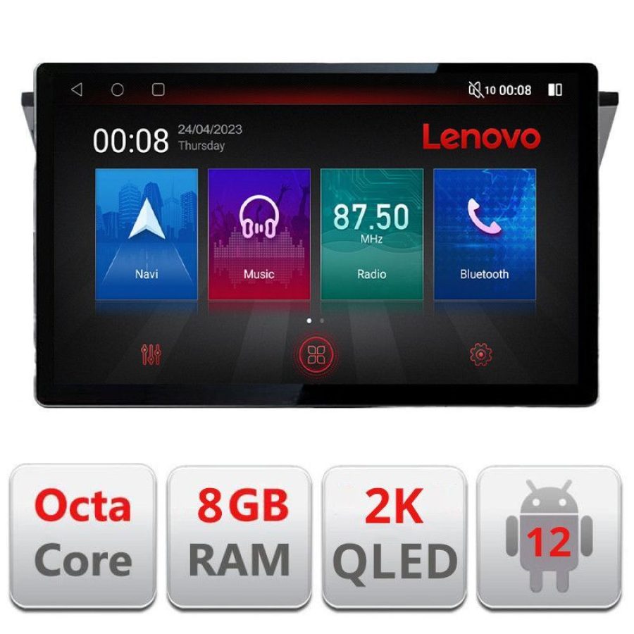 Navigatie VW Tiguan 2016- N-5883 ecran 13" 2K 8+128 Android Waze USB Navigatie 4G 360 Toslink Youtube Radio KIT - imagine 3