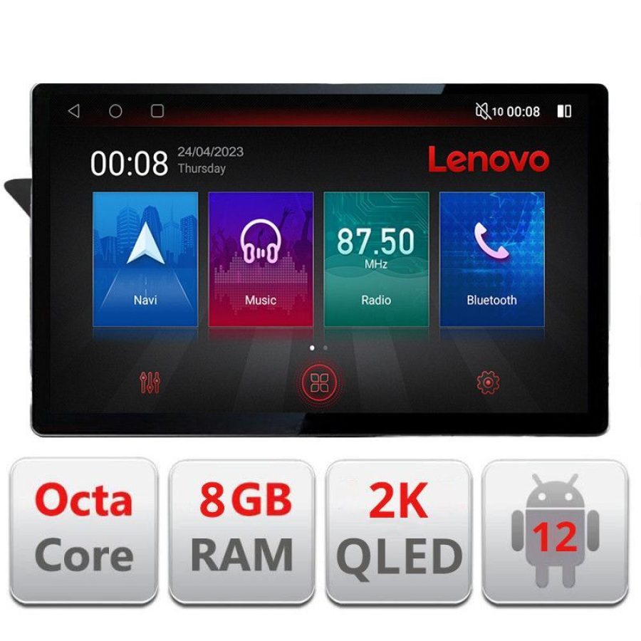 Navigatie Audi A4 2008-2016 NON-MMI N-A4 ecran 13" 2K 8+128 Android Waze USB Navigatie 4G 360 Toslink Youtube R - imagine 3