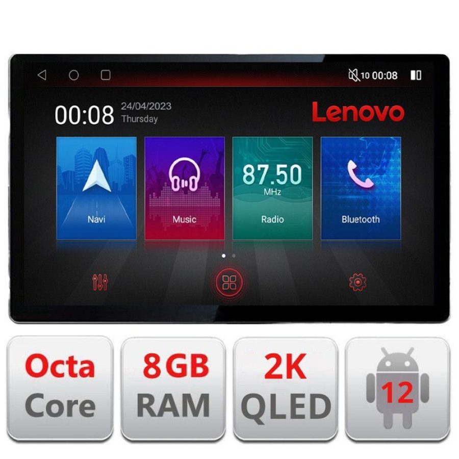 Navigatie Toyota RAV4 2018 ecran 13" 2K 8+128 Android Waze USB Navigatie 4G 360 Toslink Youtube Radio KIT-RAV4+ - imagine 3