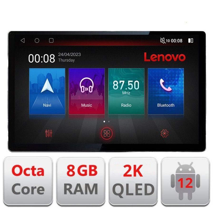 Navigatie Smart For Two 2015- N-Smart15 ecran 13" 2K 8+128 Android Waze USB Navigatie 4G 360 Toslink Youtube Ra - imagine 3
