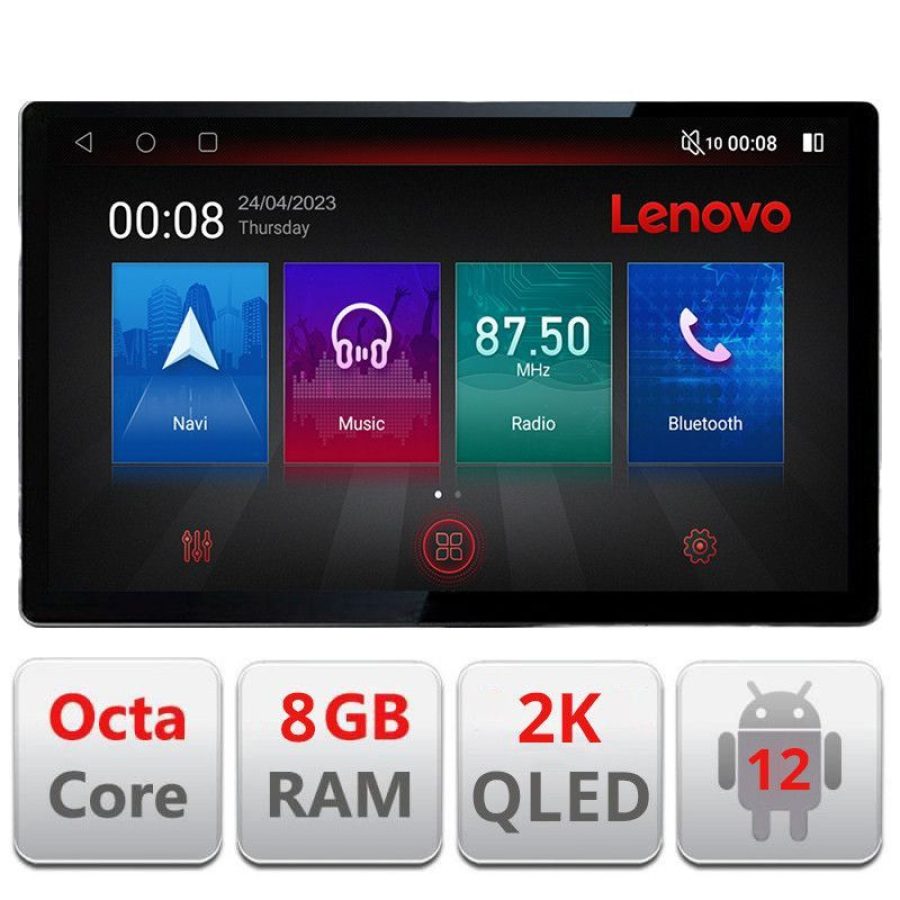 Navigatie Skoda Superb 2 N-SUPERB2 ecran 13" 2K 8+128 Android Waze USB Navigatie 4G 360 Toslink Youtube Radio K - imagine 3