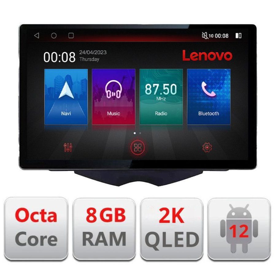 Navigatie Hyundai Veloster ecran 13" 2K 8+128 Android Waze USB Navigatie 4G 360 Toslink Youtube Radio kit-velost - imagine 3