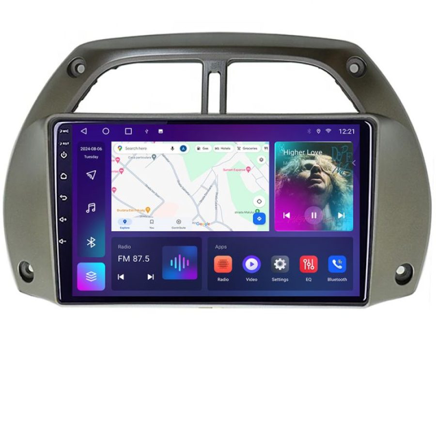 Navigatie Toyota Rav 4 2000-2004 Android radio gps internet 2+32 kit-rav4-old+EDT-E209 - imagine 3