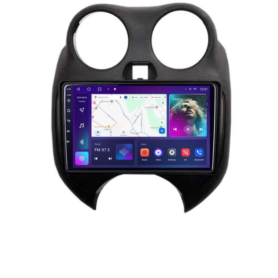 Navigatie Nissan Micra 2010-2014 Android radio gps internet 2+32 KIT-micra2010+EDT-E209 - imagine 3