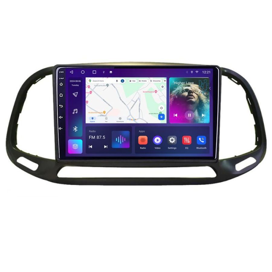 Navigatie Fiat Doblo 2015-2018 A-DOBLO15  2+32 GB Android Waze USB Navigatie Internet Youtube Radio - imagine 3