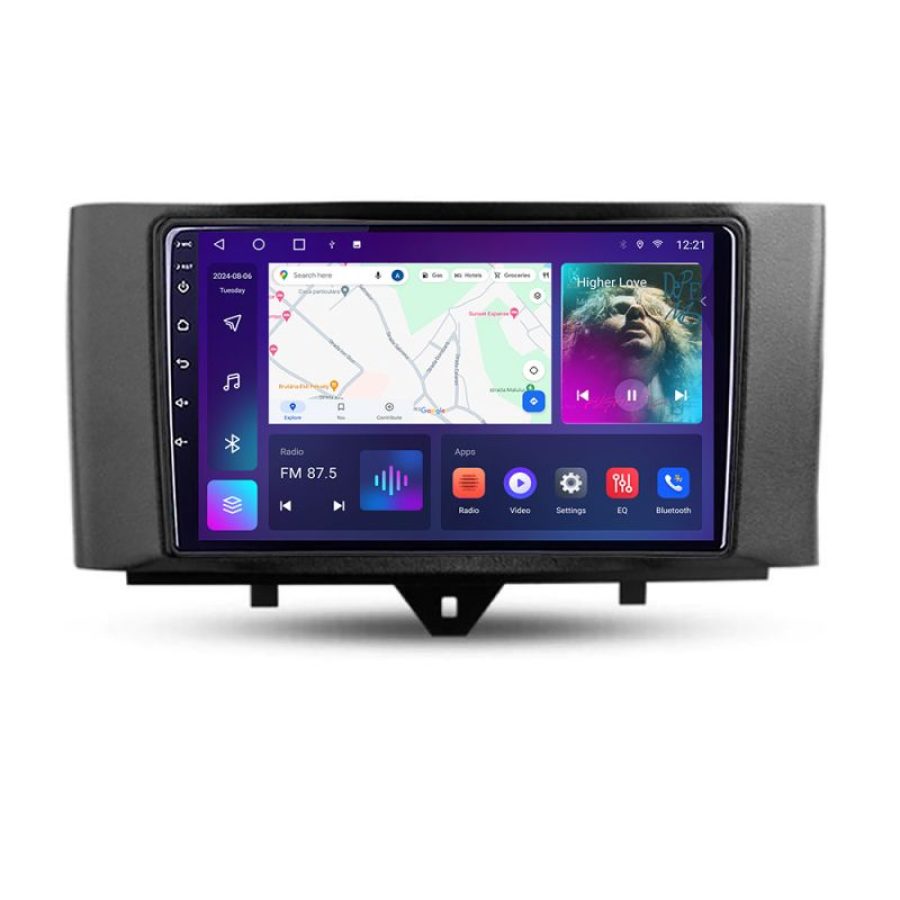 Navigatie Smart For Two 2010-2015 A-Smart10  2+32 GB Android Waze USB Navigatie Internet Youtube Radio - imagine 3