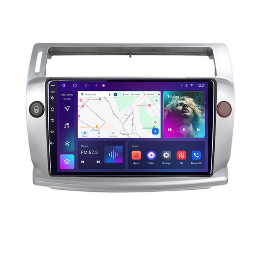 Navigatie Citroen C4 Quad Core A-088  2+32 GB Android Waze USB Navigatie Internet Youtube Radio - imagine 3