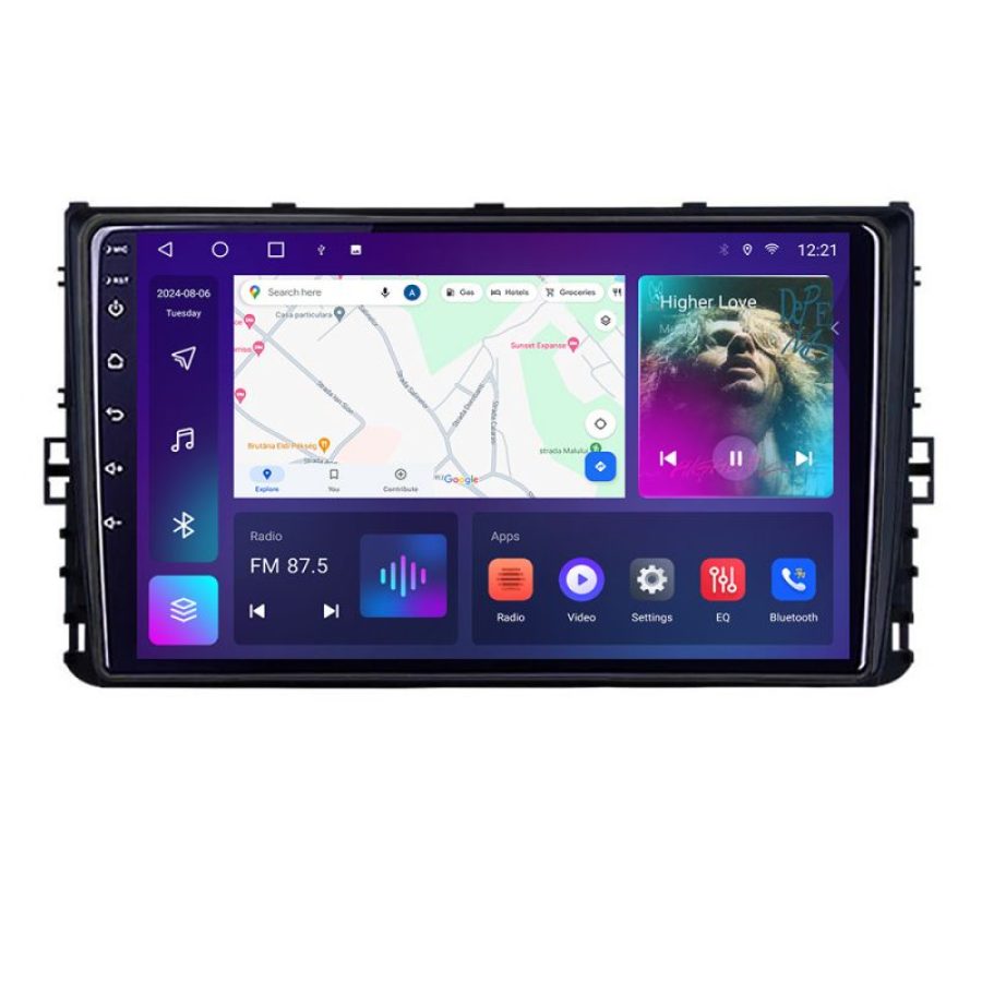 Navigatie grupul VW B-933 Android Ecran QLED octa core 4+64 carplay android auto KIT-933+EDT-E309V3 - imagine 2