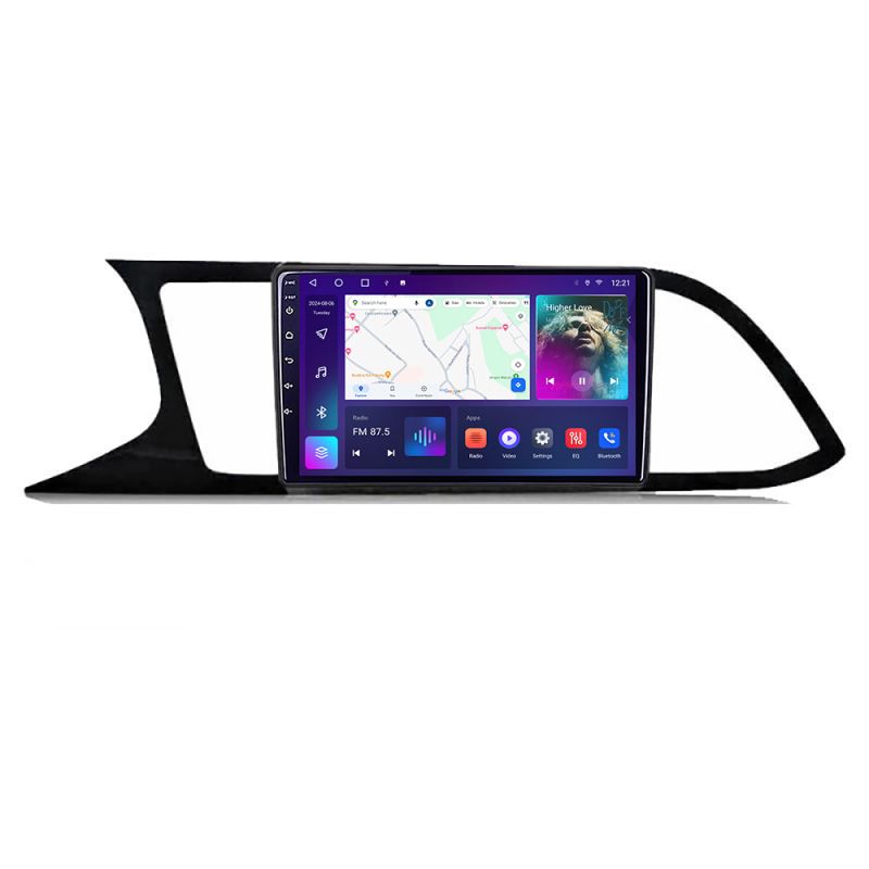 Navigatie Seat Leon MIB Quad Core B-306 Android Ecran QLED octa core 4+64 carplay android auto KIT-306+EDT-E309V3 - imagine 2