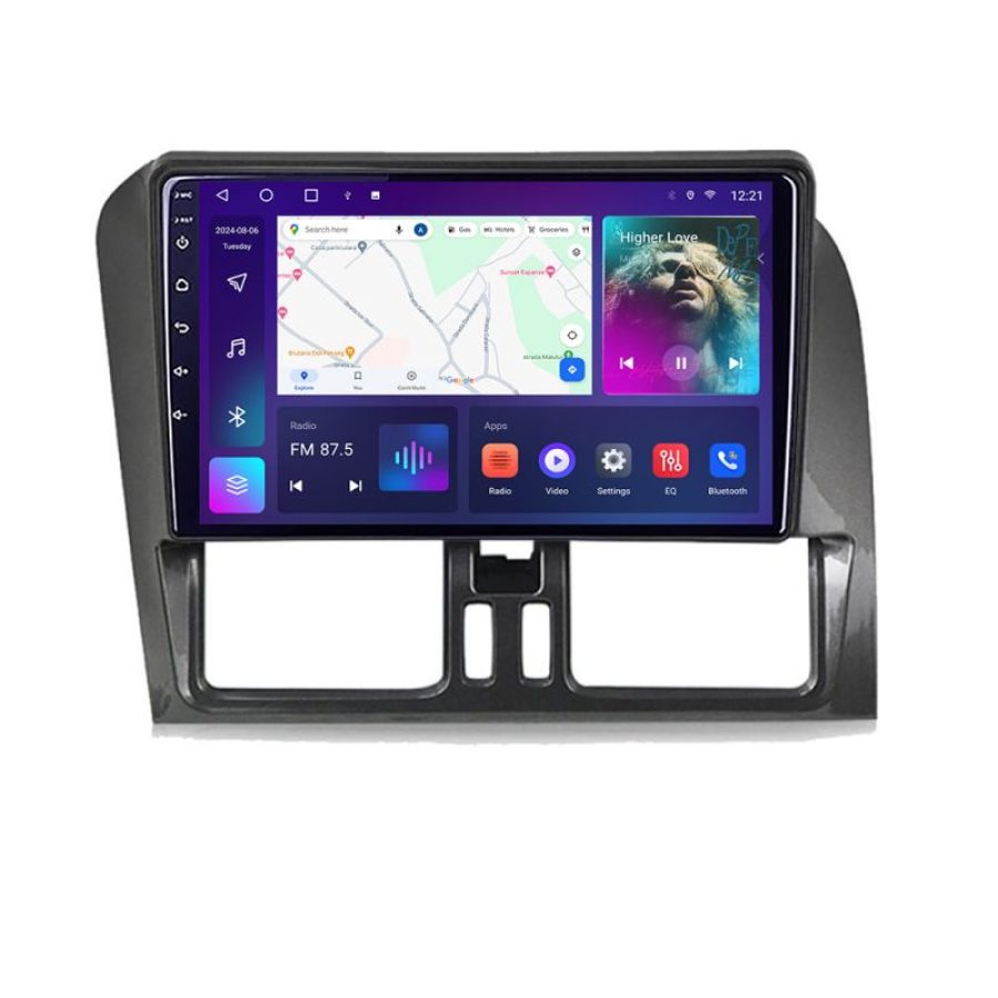 Navigatie dedicata Volvo XC60 B-272  Android Ecran QLED octa core 4+64 carplay android auto KIT-272+EDT-E309V3 - imagine 2