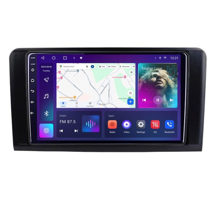 Navigatie Mercedes ML GL B-213 Android Ecran QLED octa core 4+64 carplay android auto KIT-213+EDT-E309V3 - imagine 2