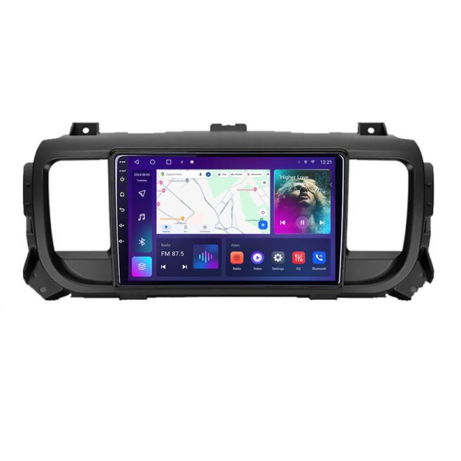 Navigatie Citroen Jumpy Toyota Proace Peugeot Traveller C-jumpy16 Android Octa Core Ecran 2K QLED GPS 4G 4+32GB 360 kit-jumpy16+EDT-E409-2K v1 - imagine 3