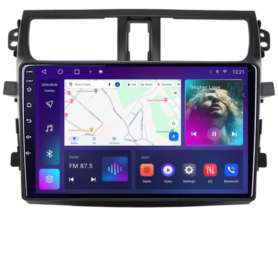 Navigatie Suzuki Celerio 2014-2021 Android ecran Qled 2K Octa core 4+32 KIT-celerio+EDT-E409-2K - imagine 3