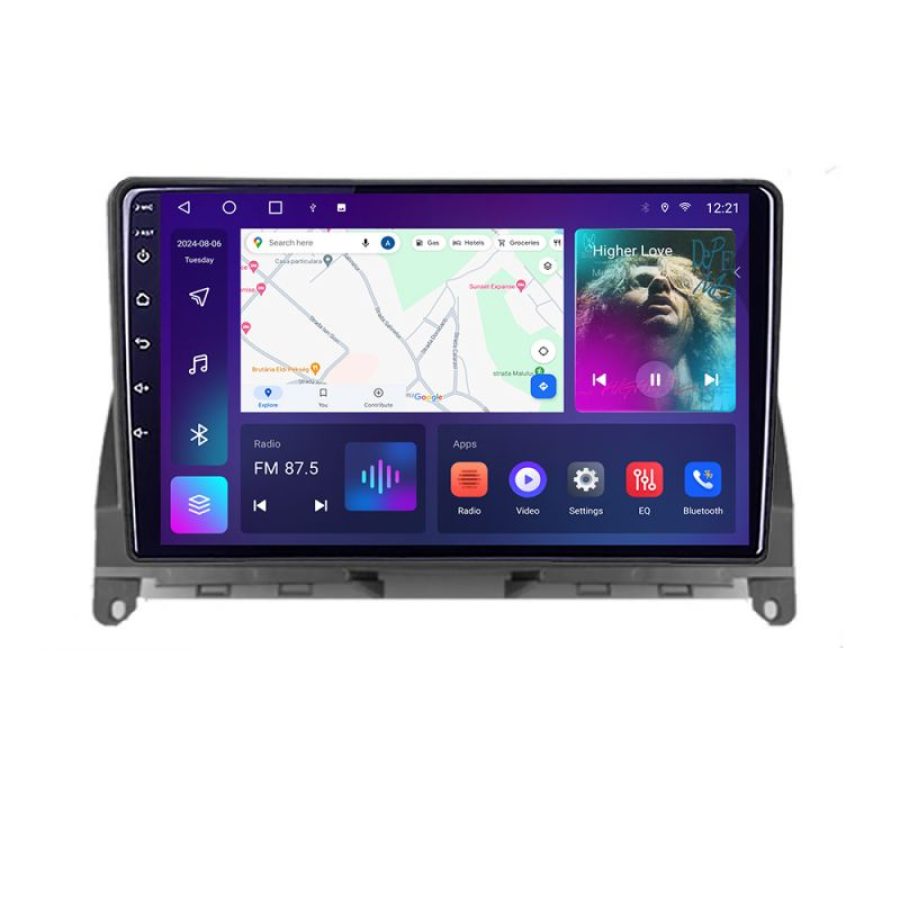 Navigatie Mercedes W204 2008-2012 C-W204 Android Octa Core Ecran 2K QLED GPS 4G 4+32GB 360 KIT-W204+EDT-E409-2K - imagine 3