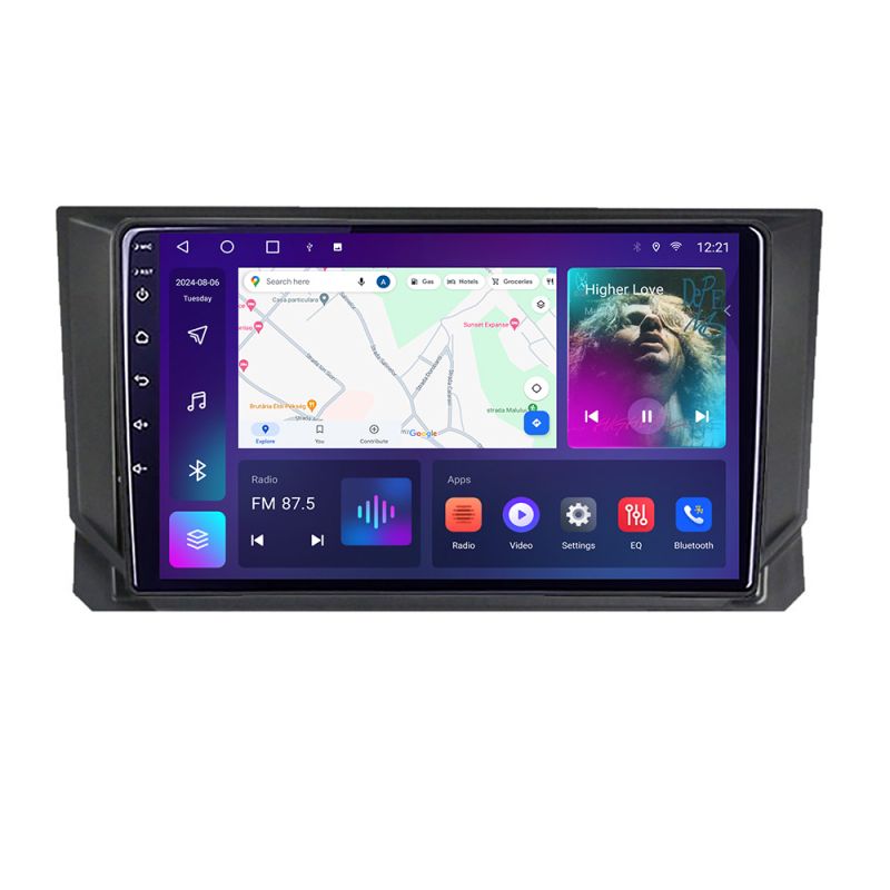 Navigatie Seat Arona Android Octa Core Ecran 2K QLED GPS 4G 4+32GB 360 kit-arona+EDT-E409-2K - imagine 3