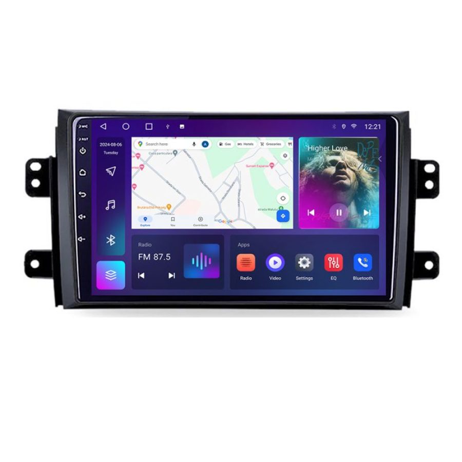 Navigatie Suzuki SX4 2006-2013 C-124 Android Octa Core Ecran 2K QLED GPS 4G 4+32GB 360 KIT-124+EDT-E409-2K - imagine 3