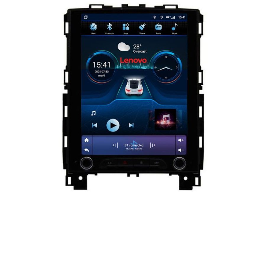 Navigatie Renault Megane 4 2016-2019 cu navi tip tesla radio gps internet 8 Core 3+32 4G carplay android auto  kit-tesla - imagine 2