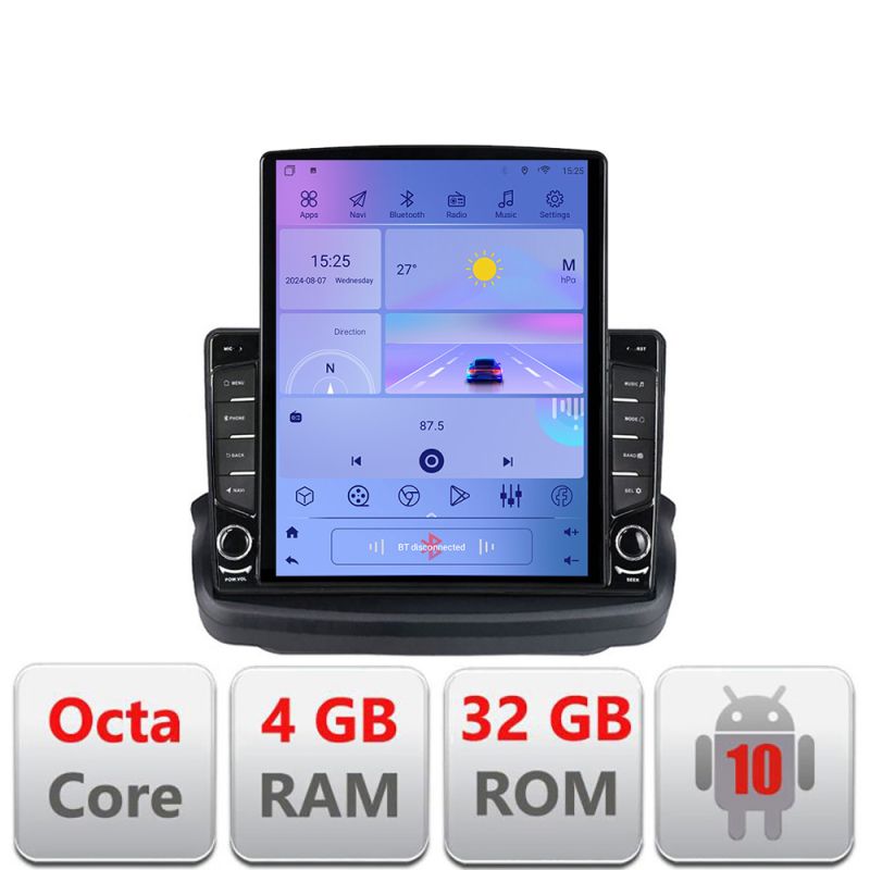 Navigatie Hyundai Genesis KIT-GENESYS ecran tip TESLA 9.7" 8 core 4+32 4G DSP Android Radio Bluetooth Internet GPS WIFI