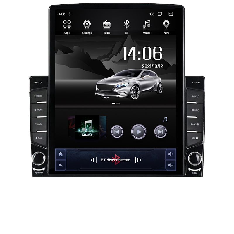 Navigatie Toyota Landcruiser J150 2010-2018 Octa Core ecran tip TESLA 9.7" cu Android Radio Bluetooth Internet GPS WIFI 4+32GB DSP 4G - imagine 2
