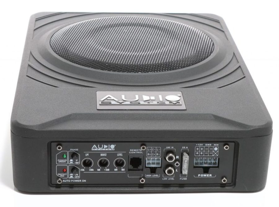 Subwoofer activ underseat Audio System US08 ACTIVE, 225 watts, 2 ohm, 200mm, 8", sub scaun - imagine 3