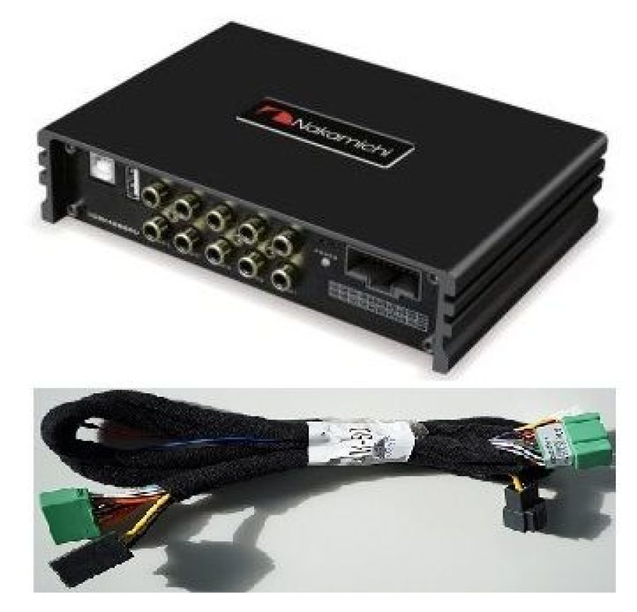 Pachet amplificator dedicat Volvo nou NAM80 DSP Nakamichi NDSK4285 - imagine 2