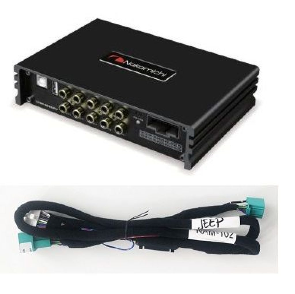 Pachet amplificator dedicat Jeep Alfa Romeo Fiat 2021- NAM88 DSP Nakamichi NDSK4285 - imagine 2