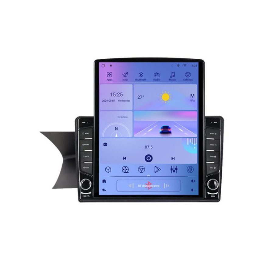 Navigatie Mercedes C W204 NTG4.5 KIT-w204-N45 ecran tip TESLA 9.7" cu Android Radio Bluetooth Internet GPS WIFI 2+32 DSP Quad - imagine 3