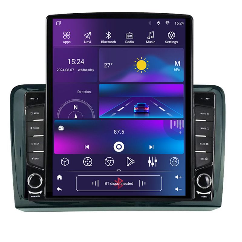 Navigatie VW PQB K-vw ecran tip TESLA 9.7" cu Android Radio Bluetooth Internet GPS WIFI 2+32 DSP Quad Core v2 - imagine 4