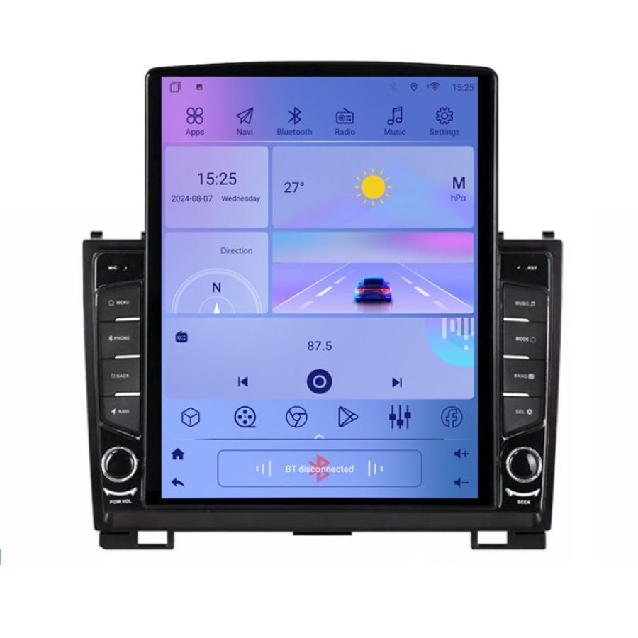 Navigatie Hummer H2 2008-2009 ecran tip TESLA 9.7" cu Android Radio Bluetooth Internet GPS WIFI 2+32 DSP Quad Core v2 - imagine 3