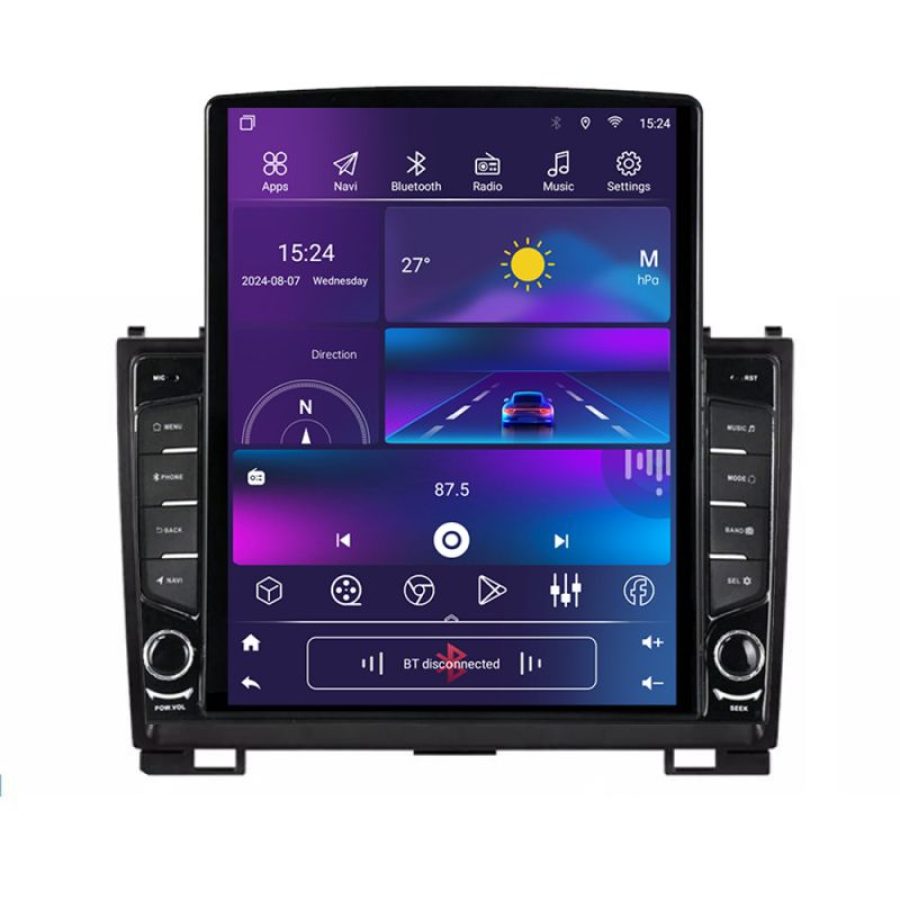Navigatie Hummer H2 2008-2009 ecran tip TESLA 9.7" cu Android Radio Bluetooth Internet GPS WIFI 2+32 DSP Quad Core v2 - imagine 4