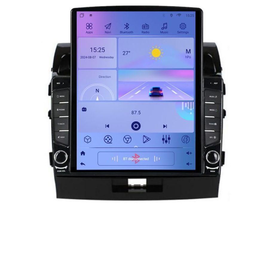 Navigatie TOYOTA Land Cruiser L200 K-381 ecran tip TESLA 9.7" cu Android Radio Bluetooth Internet GPS WIFI 2+32 DSP Qu v1 - imagine 3