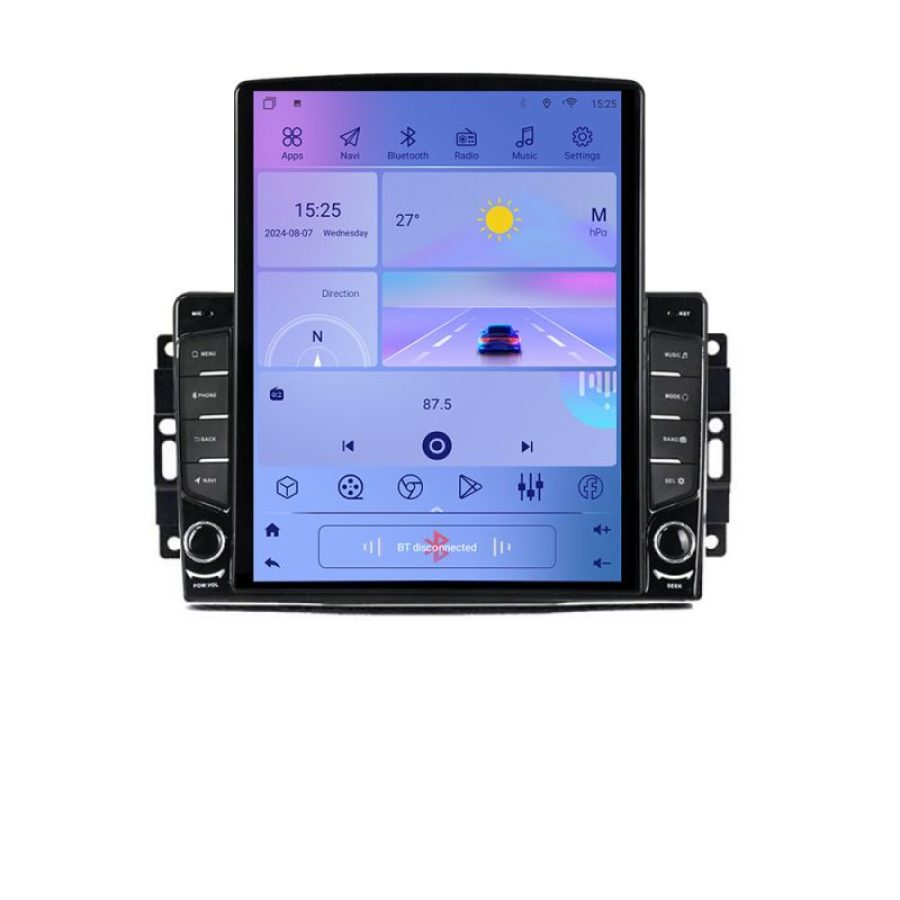 Navigatie CHRYSLER Jeep Manual K-202 ecran tip TESLA 9.7" cu Android Radio Bluetooth Internet GPS WIFI 2+32 DSP Quad C v3 - imagine 3
