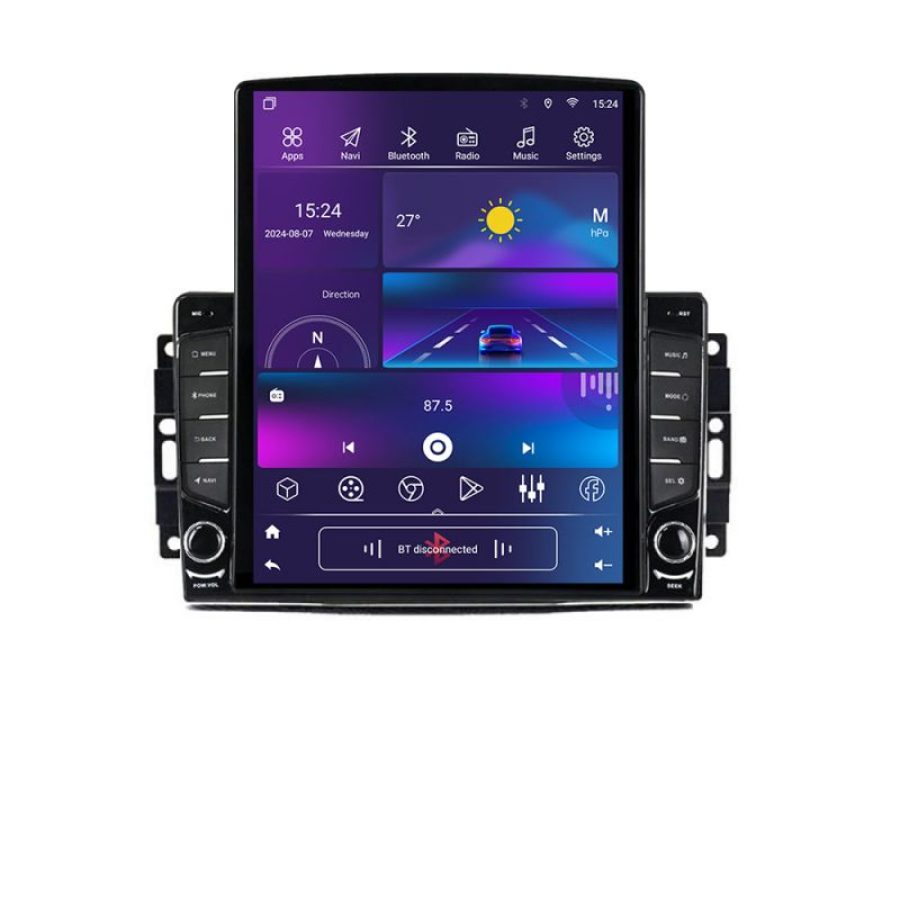 Navigatie CHRYSLER Jeep Manual K-202 ecran tip TESLA 9.7" cu Android Radio Bluetooth Internet GPS WIFI 2+32 DSP Quad C v2 - imagine 4