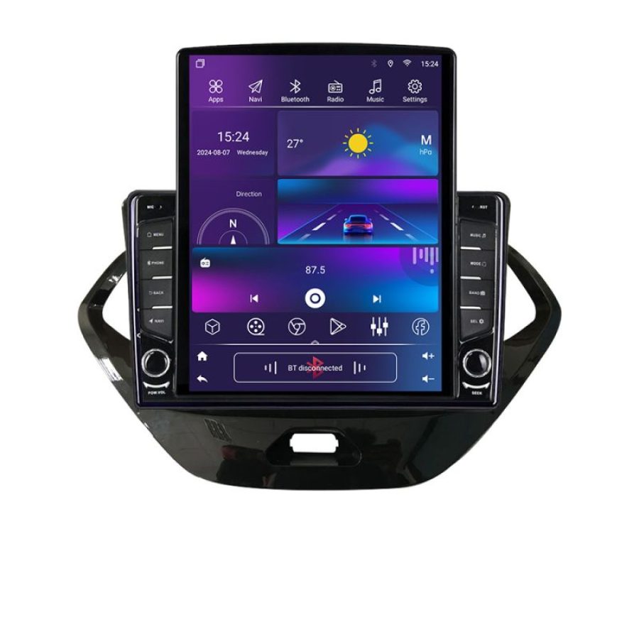 Navigatie Ford KA 2015-2020 Android radio gps internet quad core 2+32 ecran vertical 9.7" KIT-ka+EDT-E708 - imagine 4