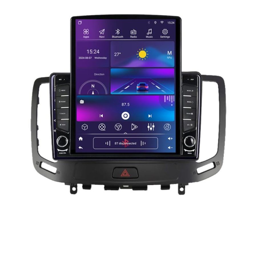 Navigatie Infiniti G35 G37 2006-2013 Android radio gps internet quad core 2+32 ecran vertical 9.7" KIT-G25+EDT-E708 - imagine 4