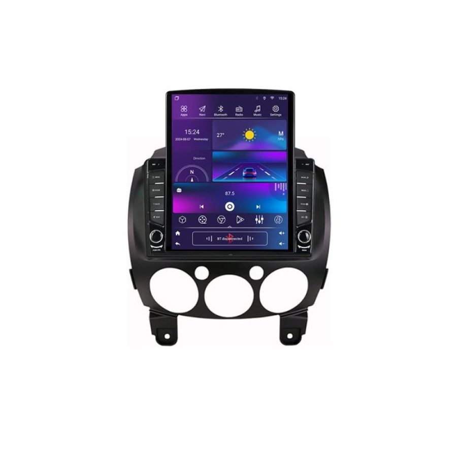 Navigatie Mazda 2 2007-2013 Android radio gps internet quad core 2+32 ecran vertical 9.7" Kit-mazda2+EDT-E708 - imagine 4