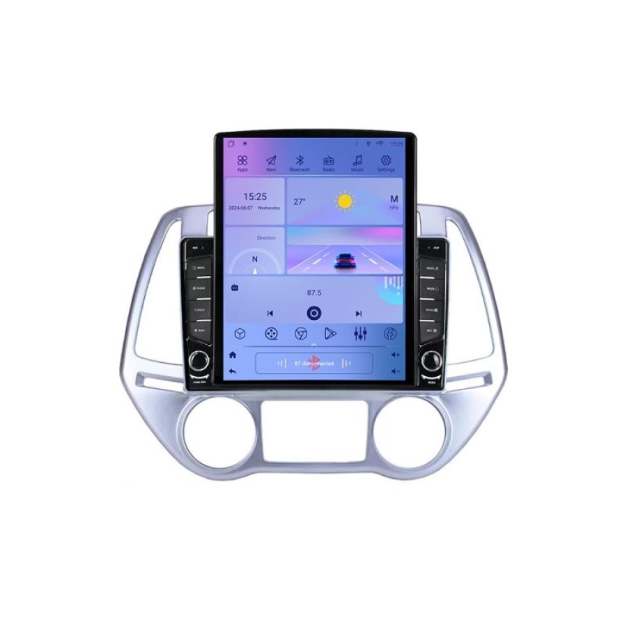 Navigatie HHyundai I20 2011-2014 manual si automat Android radio gps internet quad core 2+32 ecran vertical 9.7" Kit-i20-2012+EDT-E708 - imagine 3
