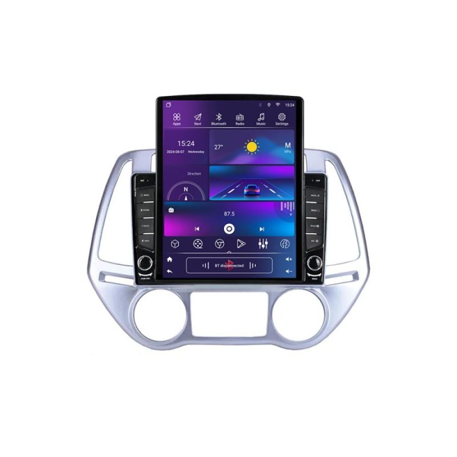 Navigatie HHyundai I20 2011-2014 manual si automat Android radio gps internet quad core 2+32 ecran vertical 9.7" Kit-i20-2012+EDT-E708 - imagine 4