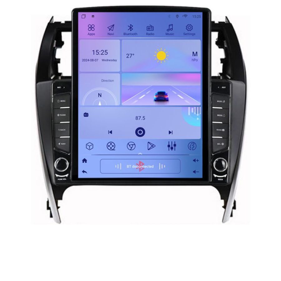 Navigatie Toyota Camry 2012-2018 Android radio gps internet quad core 2+32 ecran vertical 9.7" Kit-camry12+EDT-E708 - imagine 3