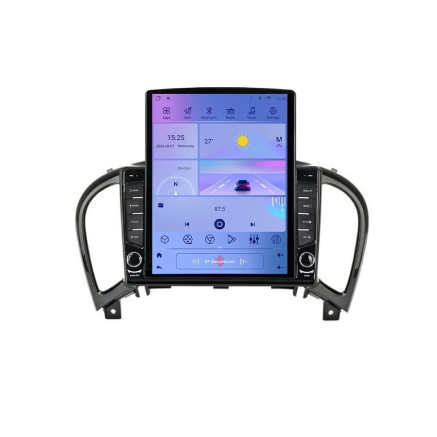 Navigatie Nissan Juke 2010-2015 K-JUKE ecran tip TESLA 9.7" cu Android Radio Bluetooth Internet GPS WIFI 2+32 DSP Quad - imagine 3