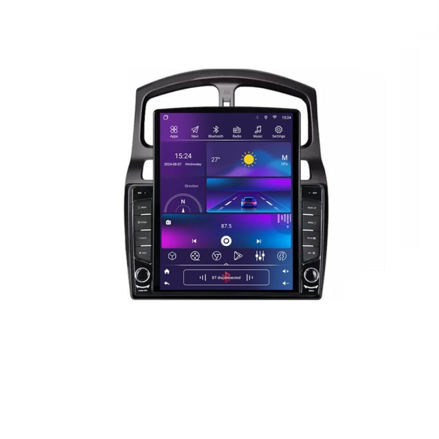 Navigatie HHyundai Santa Fe 2000-2006 ecran tip TESLA 9.7" cu Android Radio Bluetooth Internet GPS WIFI 2+32 DSP Quad C - imagine 4