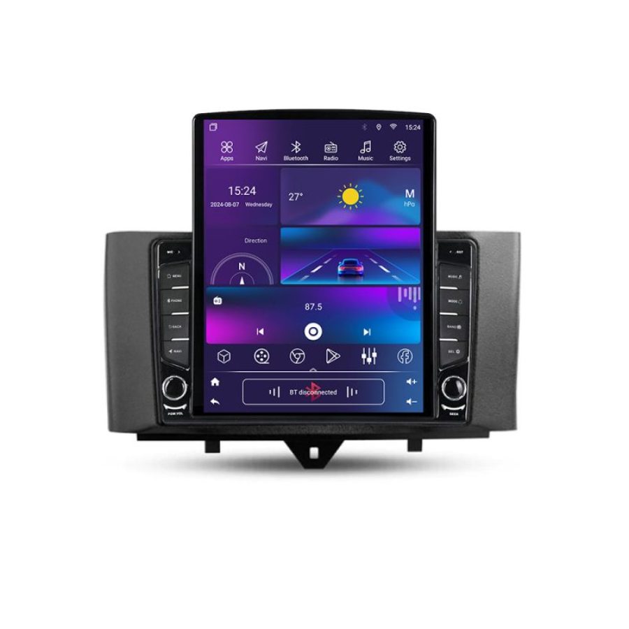 Navigatie Smart For Two 2010-2015 K-Smart10 ecran tip TESLA 9.7" cu Android Radio Bluetooth Internet GPS WIFI 2+32 DSP - imagine 4