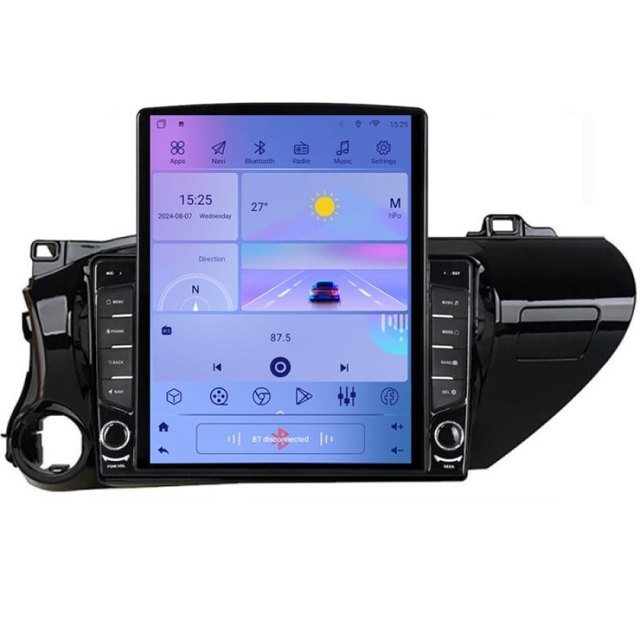 Navigatie TOYOTA Hilux 2016- K-TY59 ecran tip TESLA 9.7" cu Android Radio Bluetooth Internet GPS WIFI 2+32 DSP Quad Co - imagine 3