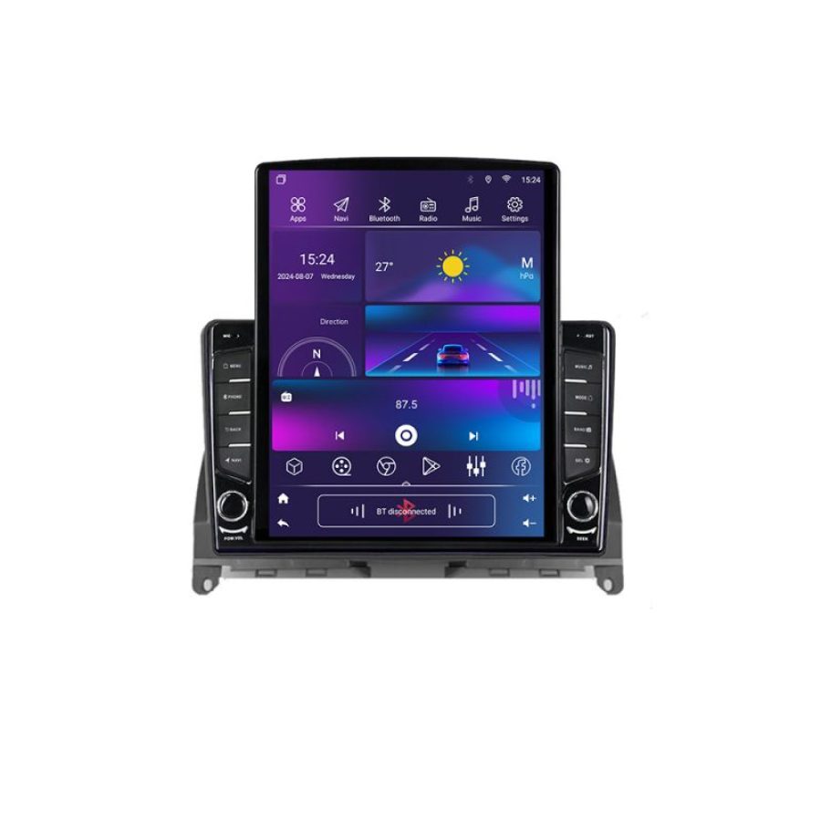 Navigatie Mercedes W204 2008-2012 K-W204 ecran tip TESLA 9.7" cu Android Radio Bluetooth Internet GPS WIFI 2+32 DSP Qu - imagine 4