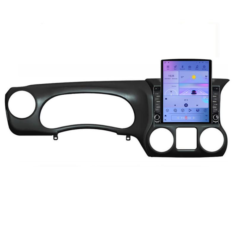 Navigatie JEEP WRANGLER 2011-2014 Manual K-wr ecran tip TESLA 9.7" cu Android Radio Bluetooth Internet GPS WIFI 2+32 D - imagine 3