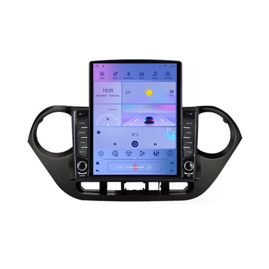 Navigatie HHyundai I10 2013-2019 K-HY38 ecran tip TESLA 9.7" cu Android Radio Bluetooth Internet GPS WIFI 2+32 DSP Quad - imagine 3