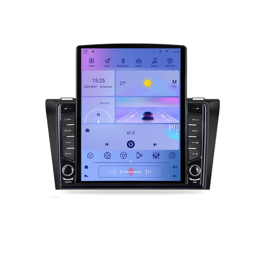 Navigatie Mazda 3 2009-2014 K-034 ecran tip TESLA 9.7" cu Android Radio Bluetooth Internet GPS WIFI 2+32 DSP Quad Core - imagine 2